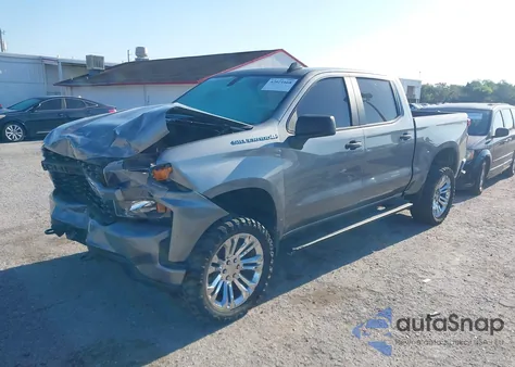 2020 Chevrolet Silverado 1500 4Wd Short Bed Custom/4Wd Standard Bed Custom from USA, damaged, VIN 1GCUYBEF1LZ201263